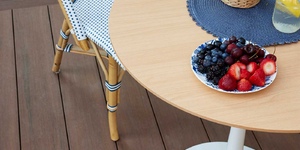 еррасная доска из ДПК Bamberg, Solid, African Bubinga