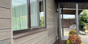 Террасная доска из ДПК Bamberg, Square Fossiled, Brazilian Walnut 5