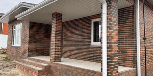 Клинкерный кирпич ЛСР "Прага" светло-коричневый флэш, гладкий, 0,7НФ 2