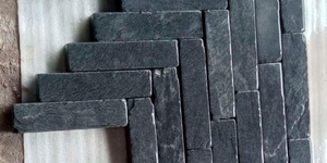 Брусчатка галтованная RKS Slate Belgian Black 100x100x30 мм 5