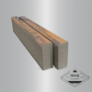 Поребрик тротуарный бордюр BRAER, БР100.20.8, Color Mix 5, Техас