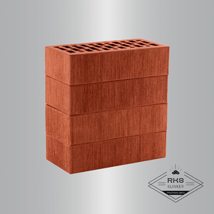 Кирпич облицовочный ЛСР, тёмно-красный, тростник, 1НФ