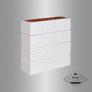 Клинкерный кирпич ЛСР "Вернамо" белый, поверхность винтаж, 0,7 НФ