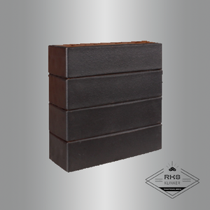 Клинкерный кирпич ЛСР "Гётеборг" графитовый, гладкий, 0,7 НФ