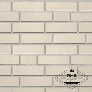 Ригельный клинкерный кирпич Roben, Oslo perlweiß glatt, 290х90х90 мм