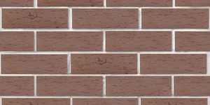 Клинкерный кирпич ЛСР Мюнхен коричневый, Береста 0,7НФ на белом шве