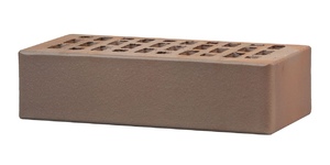 1. Кирпич лицевой ЛСР светло-коричневый флэш Гладкий (предметная) (3)