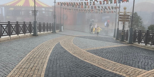 Брусчатка из натурального камня известняк RKS Slate Belgian Black 100х100 мм (2)