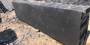 Бордюр поребрик ступень палисад Belgian Belgian Black из камня известняка от RKS SLATE (10)