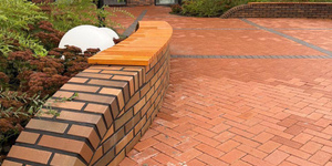 Клинкер тротуарный ЛСР Эдинбург, тёмно-красный 11