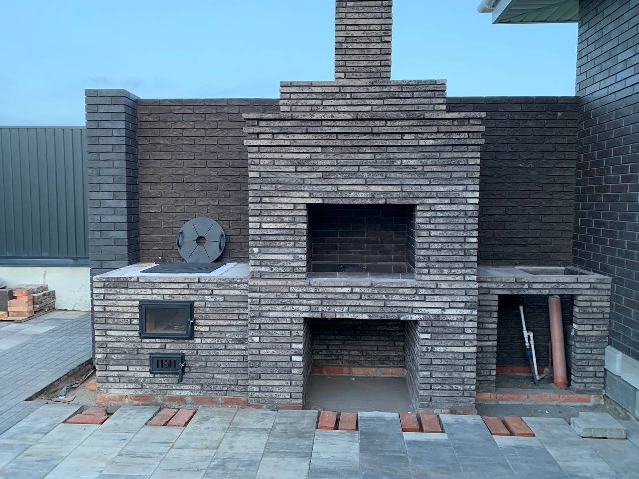 Кирпич печной Montenegro SHA 5 Black Argentum (Чёрный) 230x114x65 мм 10