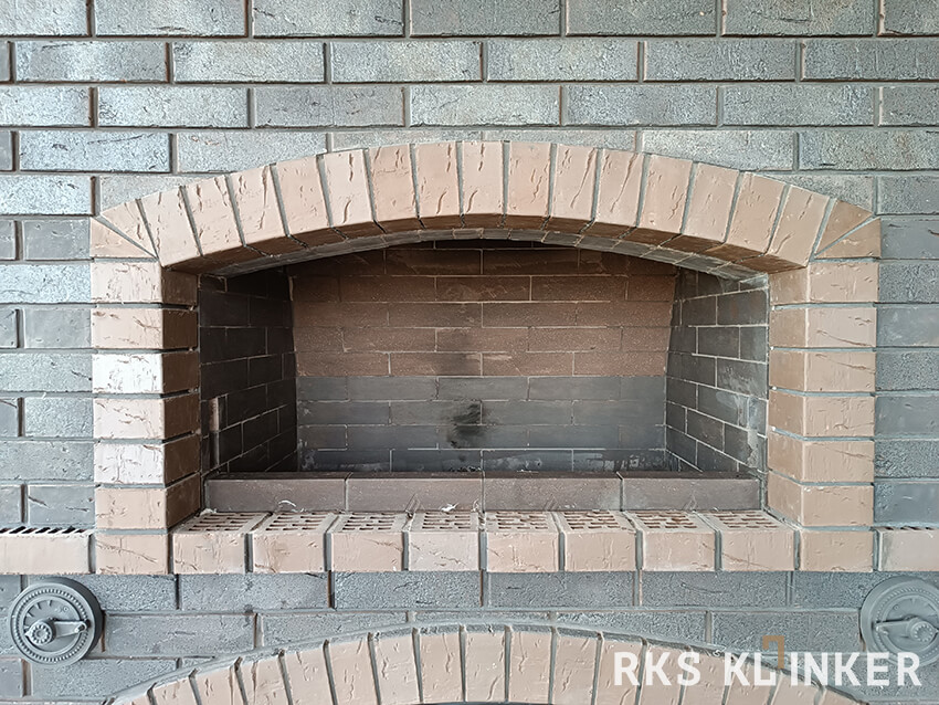 Кирпич огнеупорный Montenegro SHA 5 Black Cuprum 230x114x65 мм 1