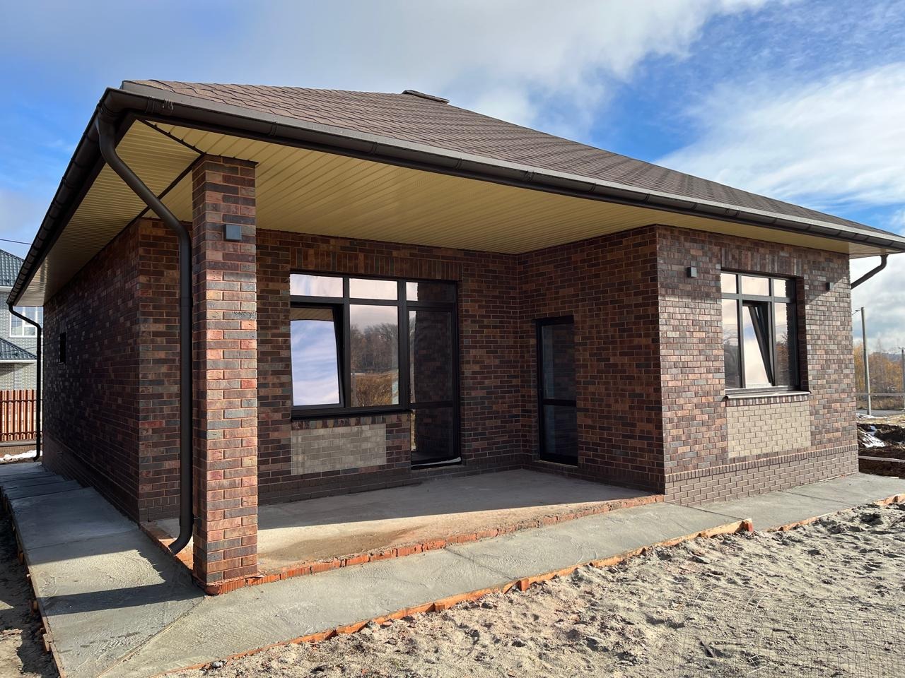 Клинкерный кирпич ЛСР "Мюнхен" коричневый, Береста 0.7НФ 3