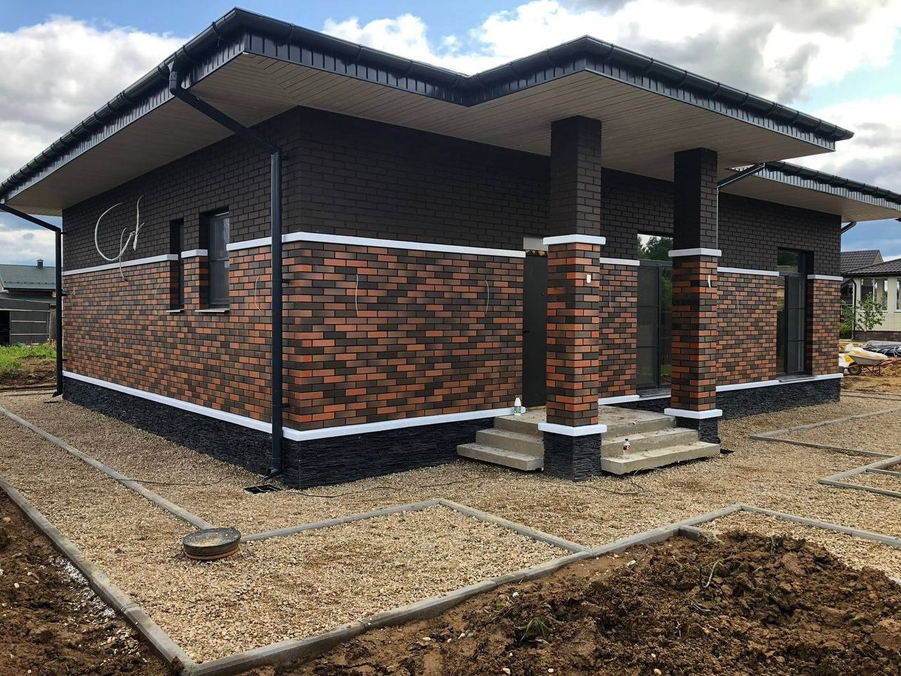 Кирпич облицовочный ЛСР, Красный флэш ультра, гладкий, 1 НФ 5