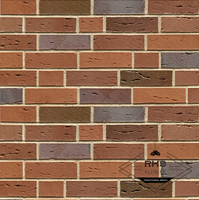 Кирпич ABC-Klinkergruppe, Grafschafter rot-blau-bunt wasserstrich в Брянске