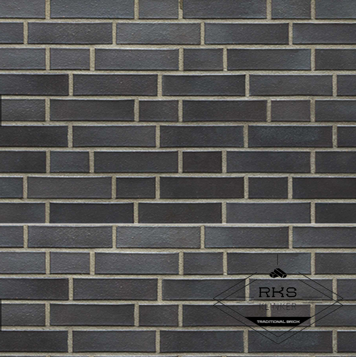 Кирпич лицевой ABC Klinkergruppe, Hamburg schwarz-blau-bunt glatt в Брянске
