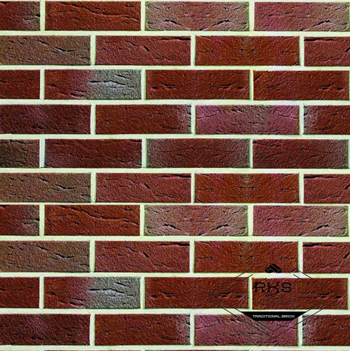 Кирпич ABC Klinkergruppe, Tecklenburg bunt-geflammt handform-besandelt в Брянске