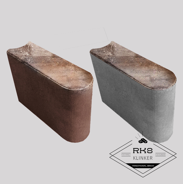 Бордюр Шарнирный SteinRus, БРШ 25.20.8R, Color Mix Берилл п/о в Брянске