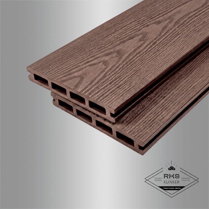 Террасная доска ДПК Бамберг пустотелая, 3D Натур, Орех (Walnut) в Брянске
