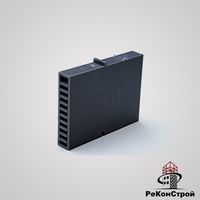 Вентиляционная коробочка BAUT тёмно-серая, 80x60x12 мм в Брянске