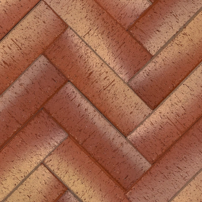 Клинкер тротуарный ЛСР красный "Канны" Золото Лонг в Брянске