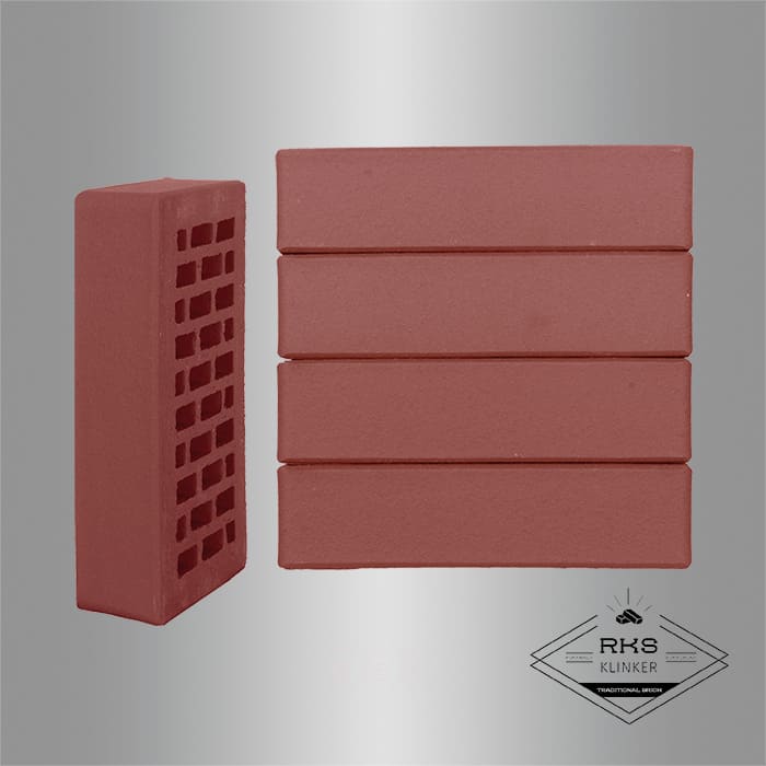 Кирпич облицовочный ЛСР, Винный, Гладкий, 1НФ в Брянске