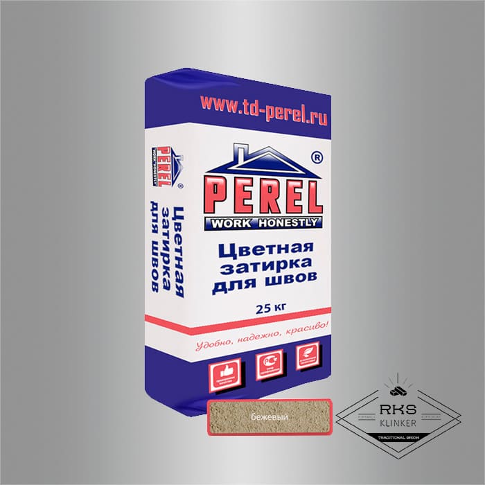 Зимняя затирочная смесь Perel RL 20/бежевая в Брянске