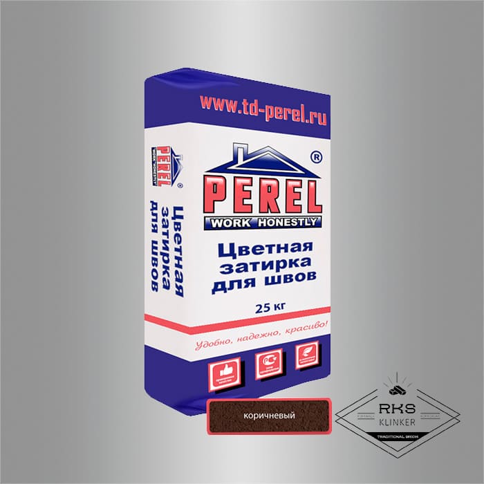 Зимняя затирочная смесь Perel RL 50/коричневая в Брянске