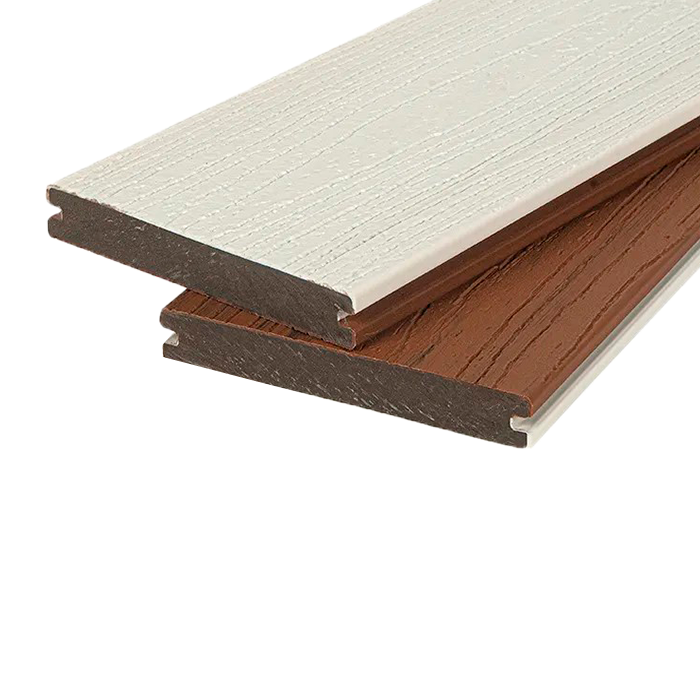 Террасная доска из ДПК Dual POLIVAN GROUP,Solid Co-Extrusion,White в Брянске