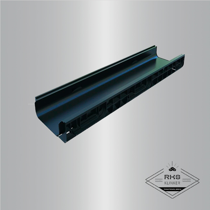 Лоток водоотводный PolyMax Basic пластиковый DN200, H80 в Брянске