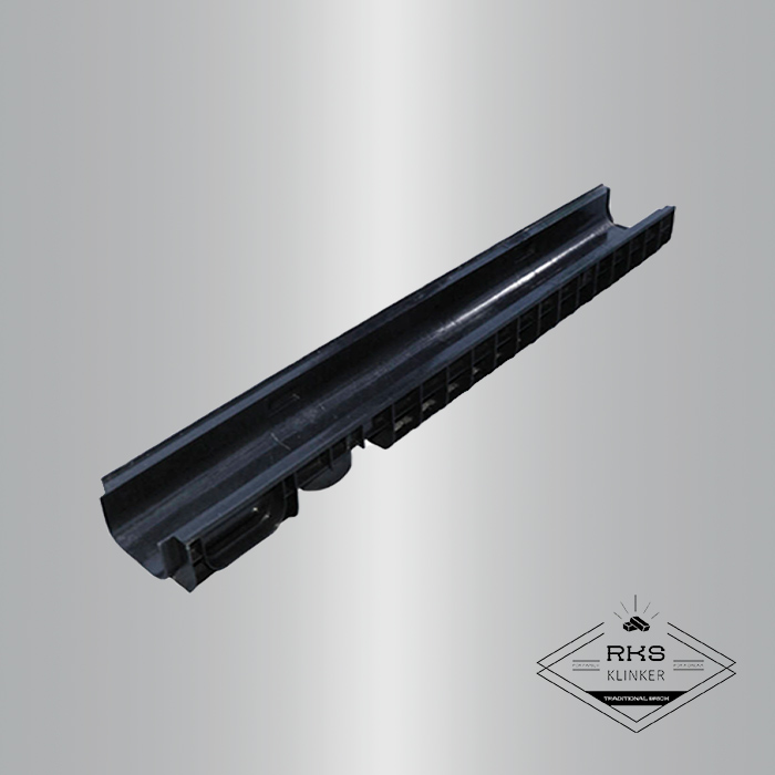Лоток водоотводный PolyMax Basic пластиковый DN100, H80 в Брянске