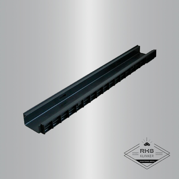 Лоток водоотводный PolyMax Basic пластиковый DN 100, H55 в Брянске