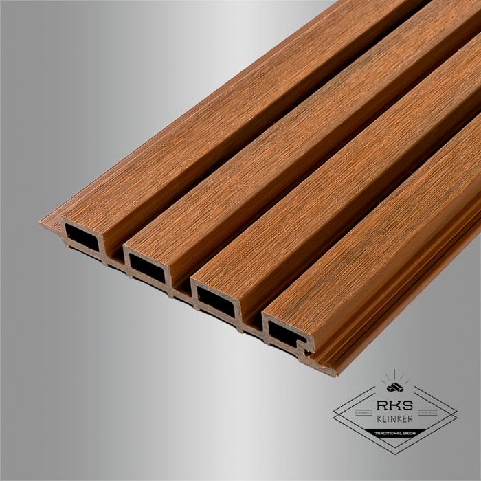 Реечная панель Middle Lines, Thai Teak, Co-Extrusion в Брянске