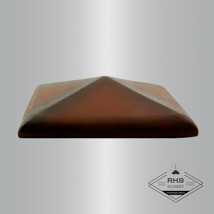 Клинкерный колпак на столб ZG Clinker, С42 425х425 мм, ольха в Брянске
