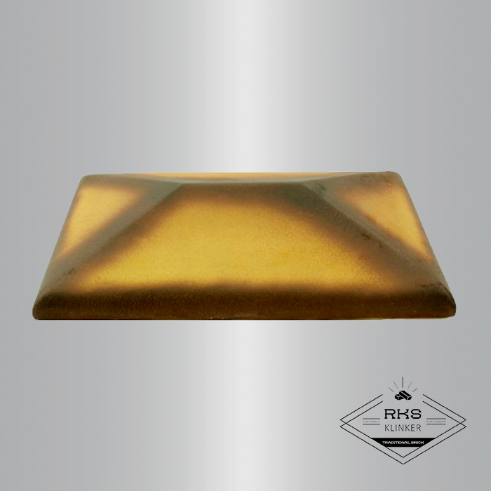 Клинкерный колпак на столб ZG Clinker, СР 300х425 мм, жёлтый тушевой в Брянске