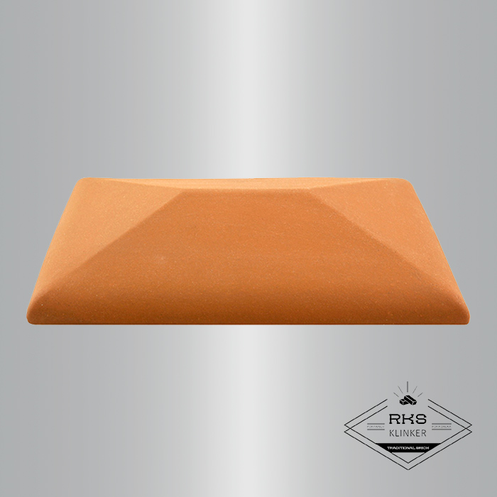 Клинкерный колпак на столб ZG Clinker, СР 300х425 мм., красный в Брянске