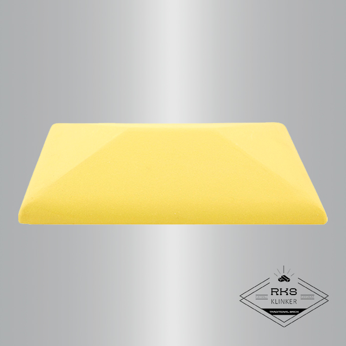 Клинкерный колпак на столб ZG Clinker, СР 300х425 мм, жёлтый в Брянске