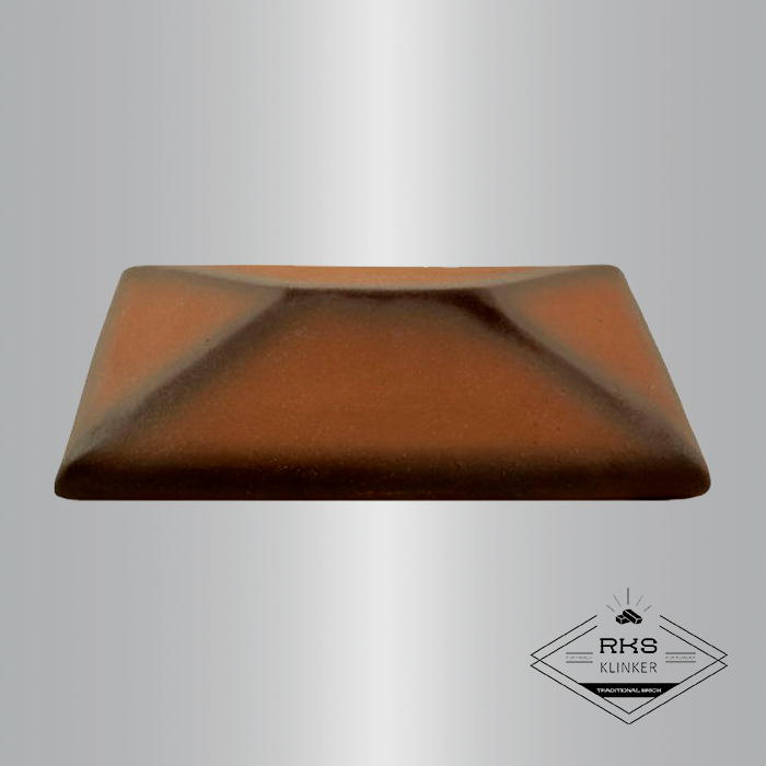 Клинкерный колпак на столб ZG Clinker, СР 300х425 мм, каштановый в Брянске