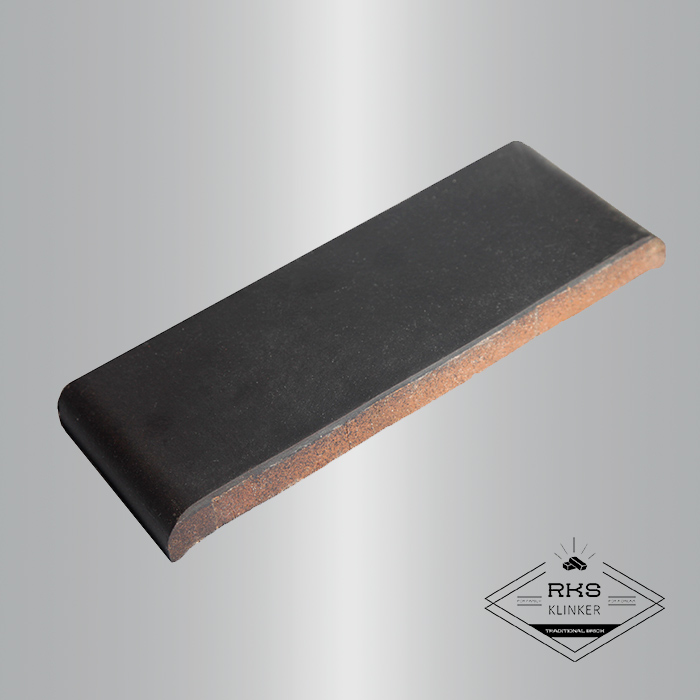 Парапетная плитка ZG Clinker, КР20 190x110x25 мм, Графит в Брянске