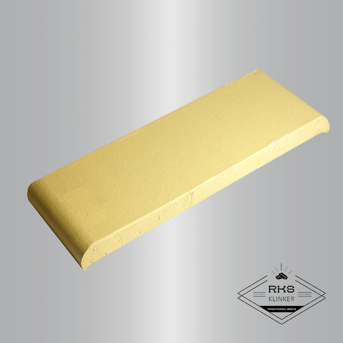 Парапетная плитка ZG Clinker, КР20 190x110x25 мм, Жёлтая в Брянске