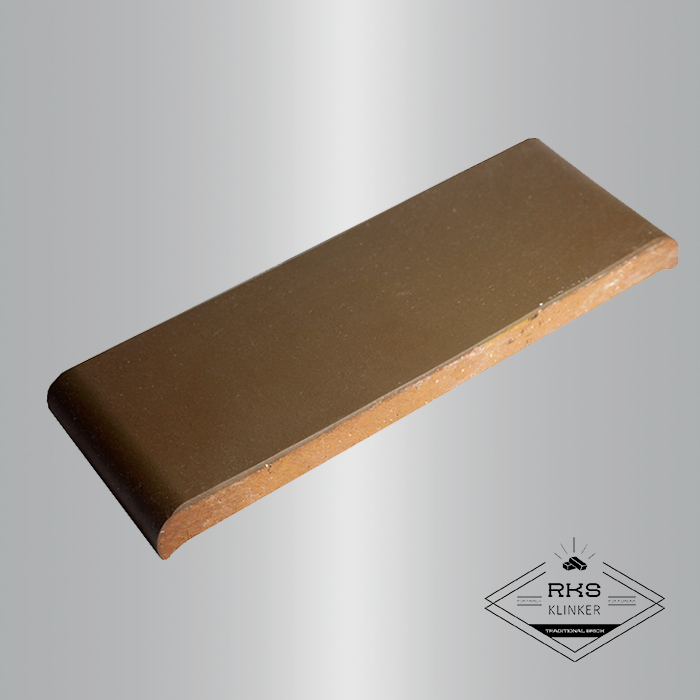 Парапетная плитка ZG Clinker, КР20 190x110x25 мм, Коричневая в Брянске