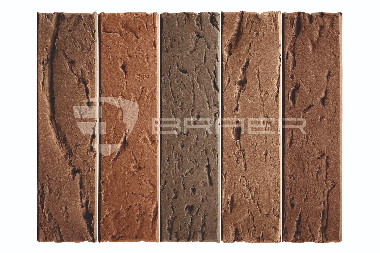 Облицовочный кирпич BRAER MAX, Кора дуба, М200, 1 НФ в Брянске