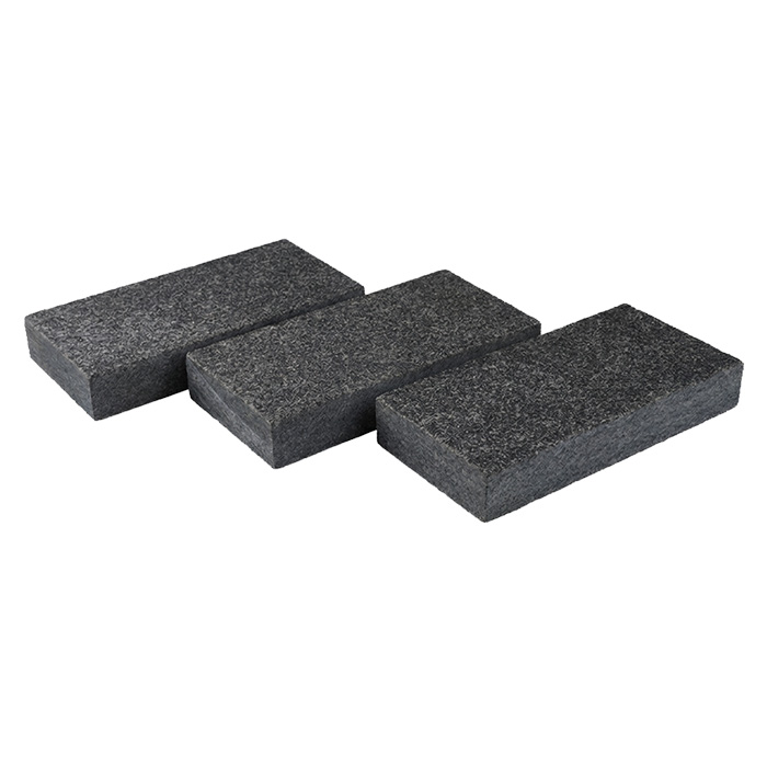 Гранитная брусчатка RKS SLATE Gabbro (Габбро) Пиленая, 200x100 мм в Брянске
