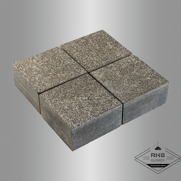 Гранитная брусчатка Габбро, Пилено-колотая, 100x100x30 мм в Брянске