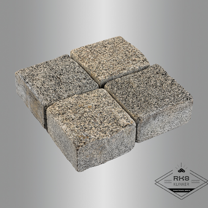 Гранитная брусчатка Исетское, Пилено-колотая, 100x100x50 мм в Брянске