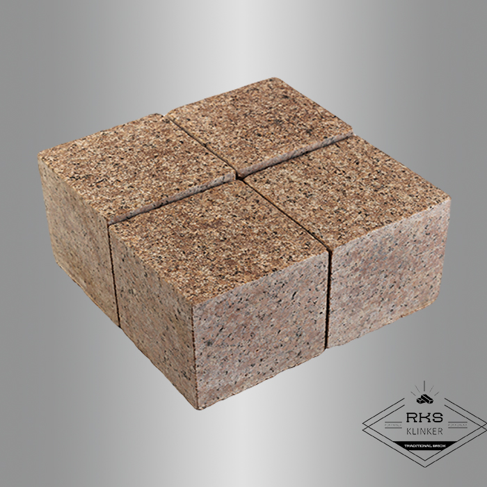 Гранитная брусчатка Куртинский, Полнопиленая термо, 100x100x100 мм в Брянске