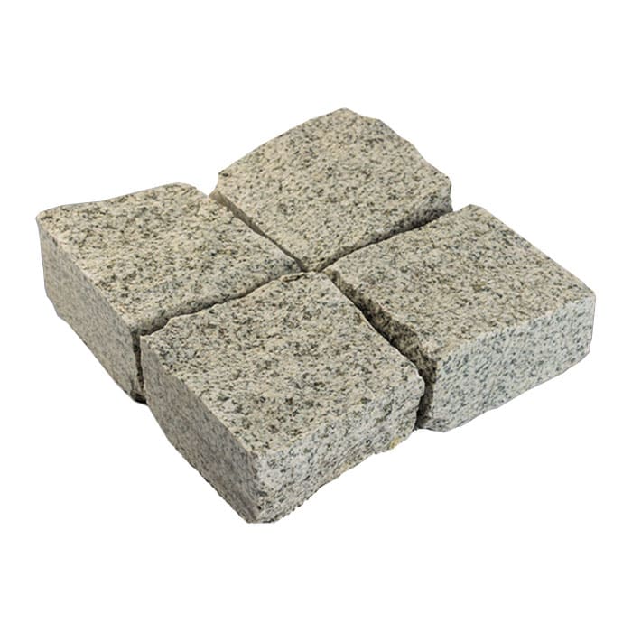 Гранитная брусчатка Мансуровская, Колотая, 100x100 мм в Брянске