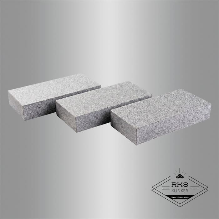 Гранитная брусчатка RKS SLATE Сильвер Пёрл, пиленая 200х100 мм в Брянске