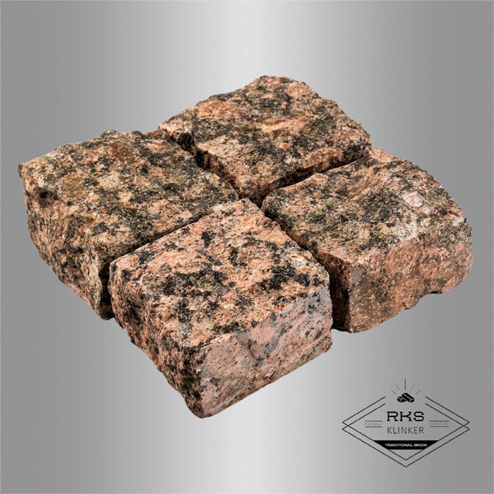 Гранитная брусчатка Южно-Султаевский, Колотая, 100x100 мм в Брянске