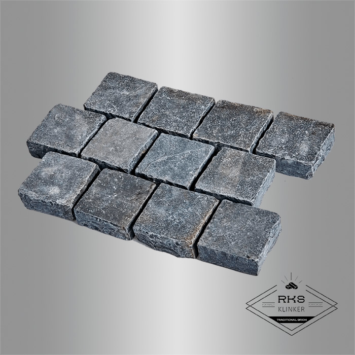 Брусчатка галтованная RKS Slate Belgian Black 200x100x40 мм в Брянске